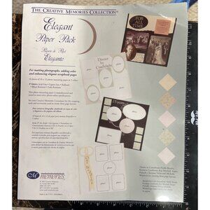 Creative Memories Photo Mounting paper Elegant Paper Pack 6161000602